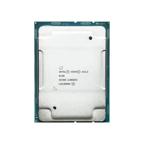 Intel Xeon Gold 6138 Used 2.0GHz 27.5MB Smart Cache 20-Cores 40-Thread…