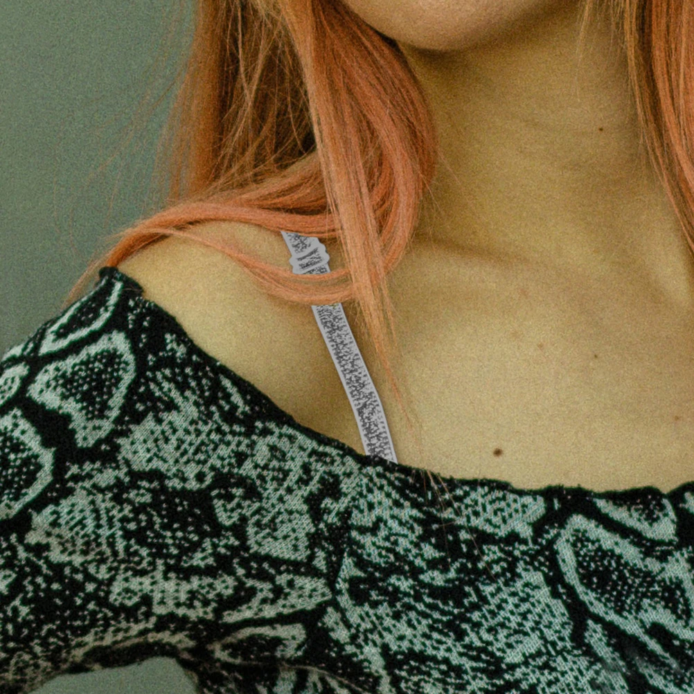 

2 Pairs Adjustable Nonslip Bra Shoulder Strap Elastic Neck Hanging Support Crossback Design For Lingerie Underwear Accessories