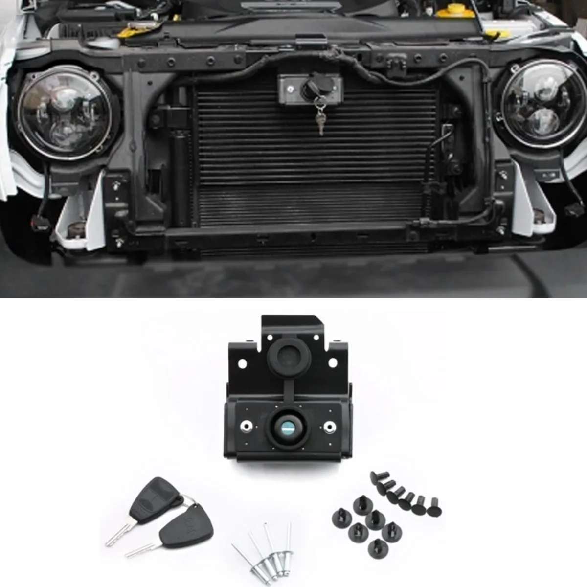 

Car Hood Lock Buckle Anti Theft Hood Lock Buckle For JK JL Wrangler 2007-2008 Body Kit Car Accessories