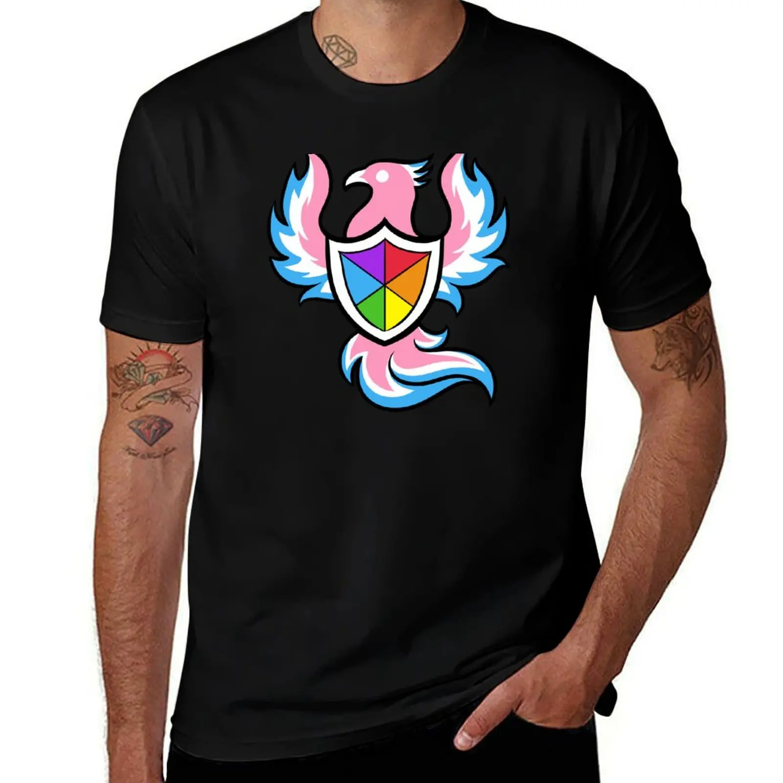 

Full Color Rainbow Brigade T-Shirt anime t shirts shirts graphic plus size tops workout shirts for men