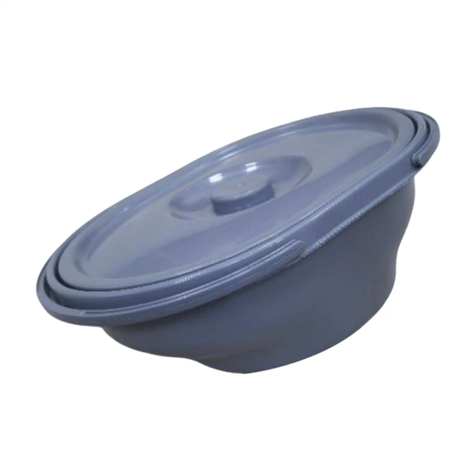 وعاء الغرفة العملي قعادة عديم الرائحة سهلة التنظيف Bedpan غطاء مانع للتسرب السرير صوان مبولة للمنزل الحمام ليلة التخييم السفر