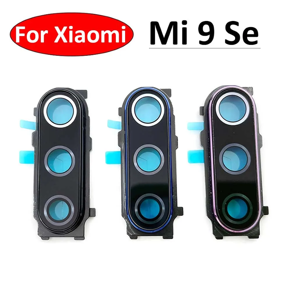 New Housing Back Rear Camera Glass Lens With Cover Frame Holder For Xiaomi Mi 9 Se