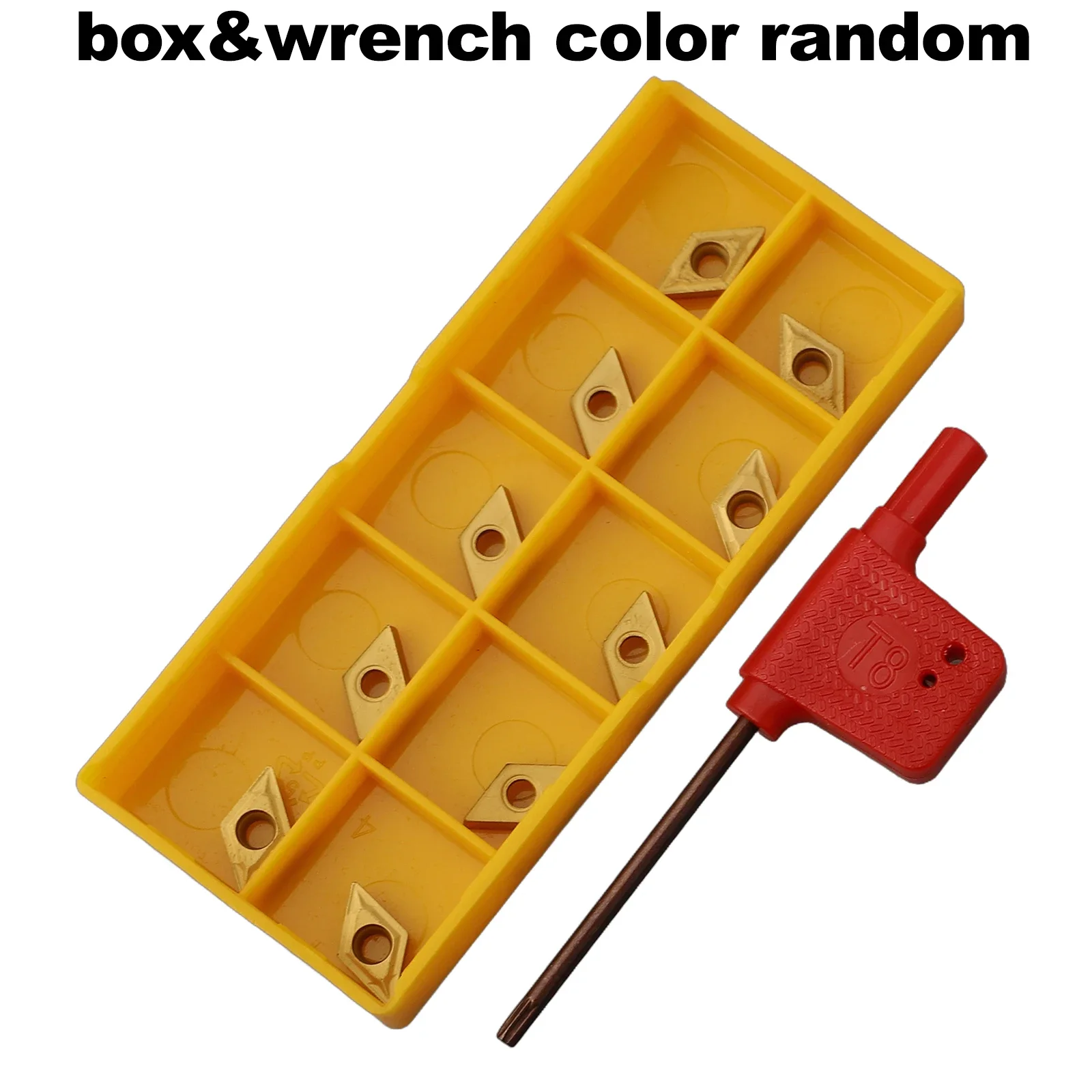 

Replacement DCMT070204 US735 DCMT21.51 Blade 10pcs kit Tool Accessories For Processing Steel For Lathe Turning