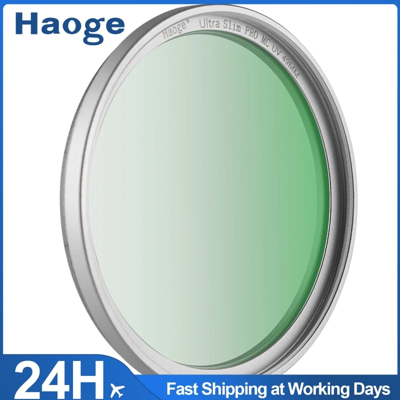 

Haoge 49mm MC UV Lens Protection Filter for fuji X100VI x100f X100V X100S X100T Camera Lens Silver