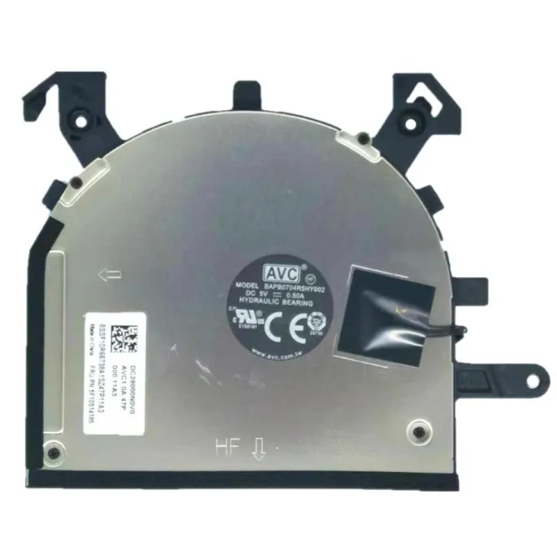 مروحة تبريد وحدة المعالجة المركزية الأصلية والجديدة لينوفو يوغا سليم 7 15ILL9 نوع 83HM 5F10S14185 5F10S14186 مروحة تبريد