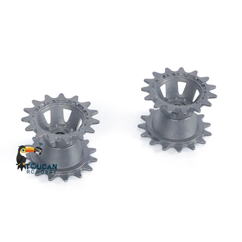 1 Pair Heng Long Spare Parts Metal Sprockets For 1/16 RC Tank IDF Merkava MK IV 3958 Accessories Remoted Control Toys TH22885