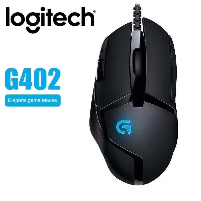 Logitech Wired Gaming Mouse G402 Professional E-sports Lightweight Gaming Computer Peripherals Redragon Mouse Gamer