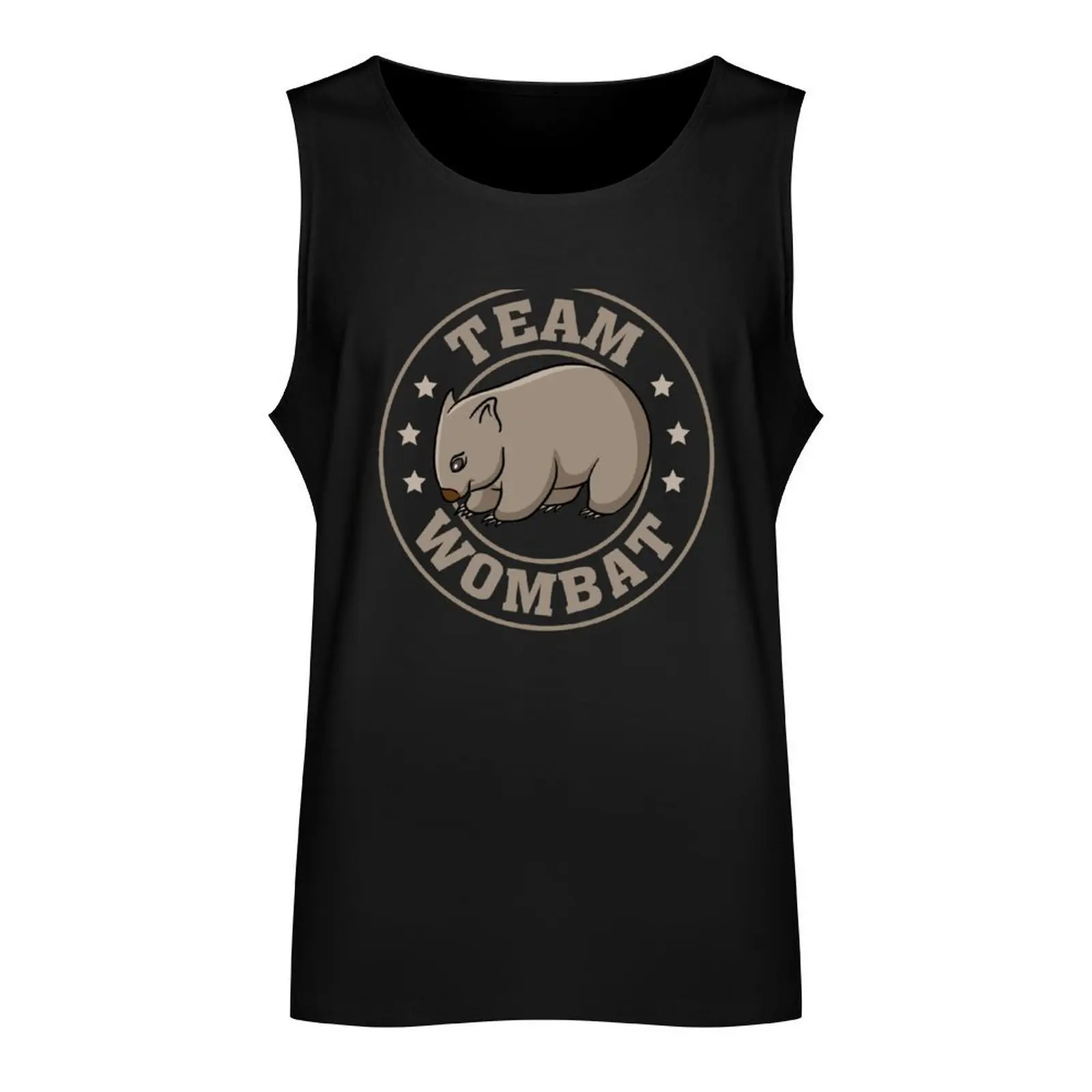 Team wombat Tank Top gym shirts vests for men Man clothes for gym Men's gym t-shirts