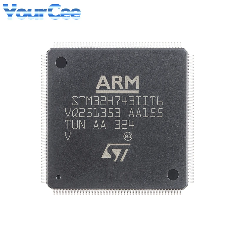 5pcs/1pc STM32H743IIT6 STM32H743 STM32H743IIT LQFP-176 LQFP176 ARM Cortex-M7 32-bit Microcontrollers-MCU IC Chip