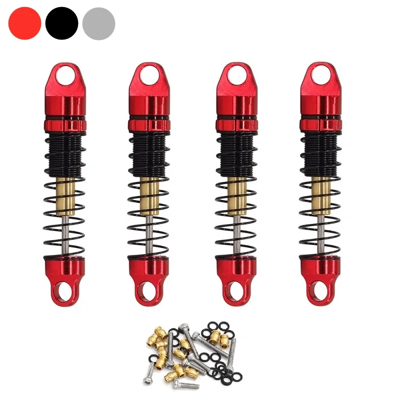 4pcs Metal Shock Absorber Damper for Axial SCX30 1/30 RC Crawler Car Upgrade Parts Accessories