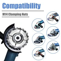 M14 Angle Grinder Quick Release Self-Locking Grinder Pressing Plate Flange Nut Power Chuck for Replacement/Fixing Cutting Discs 4