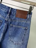 Plus Size American Style Women's Jeans Vintage Washed High Waist Irregular Loose Wide Leg Trousers All-match Ladies Denim Pants - Image 5