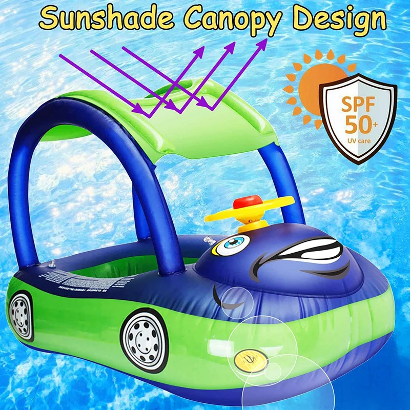 

Car shape Toddler pool floats,Baby Swimming ring beach toys,Pool float for kids swim floaties，floaty for toddlers