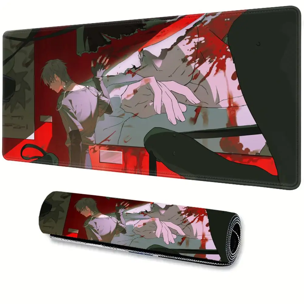 

Mouse Pad Laptop 900x400 HD Print Anime Mousepad Alien Stage Mizi Till Ivan Extended Desk Mat PC Gaming Accessories Keyboard Pad