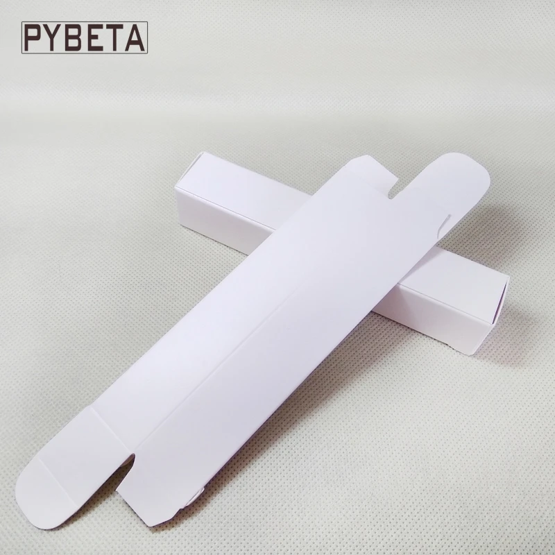 100pcs/lot- 2*2*12cm White Black Paper Box for Essential Oil Perfume sample Lipstick Stroage Boxes Craft Gift boxes valve tubes