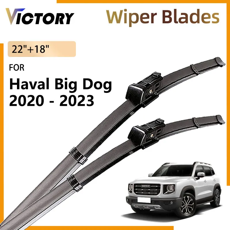 

For Haval Big Dog Dargo 2020 2021 2022 2023 Accessories Winter Front Wiper Blades Windshield Windscreen Window Brushes 22"+18"