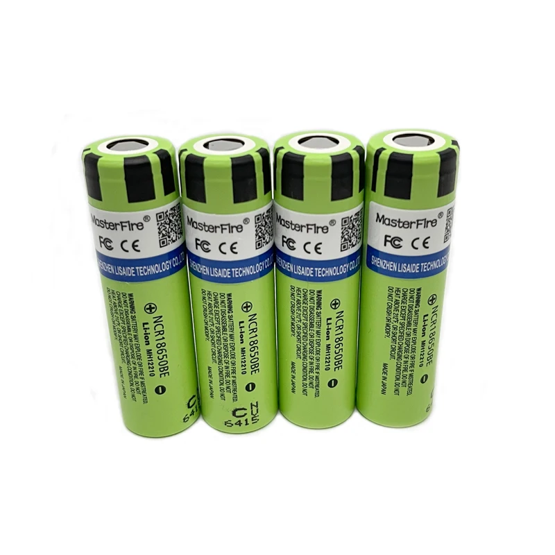 

Wholesale MasterFire Original NCR18650BE 3200mah 18650 3.7V Rechargeable Lithium Battery Cell For Flashlights Torch Batteries