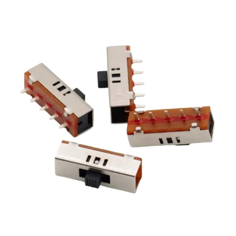 

100pcs SS-23E03 5-pin 3-position Toggle Switch Vertical Type