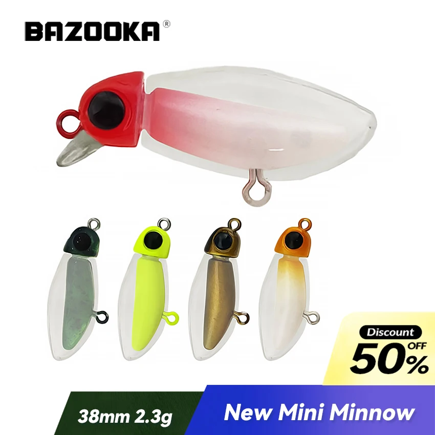 Bazoka Japanese silent insect bait simulation 3D Fake Floating Lures Pencil Minow swim Trout imitation horse baits strength Hook