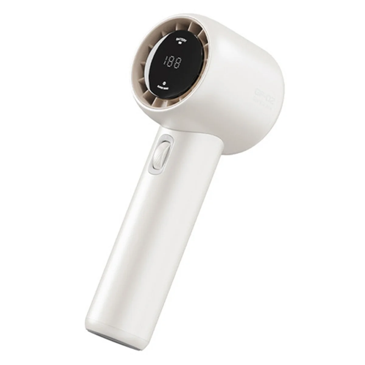 소형 선풍기 풍속 조절식 고속 휴대용 터보 팬, USB 충전식 미니 선풍기, 흰색, 100