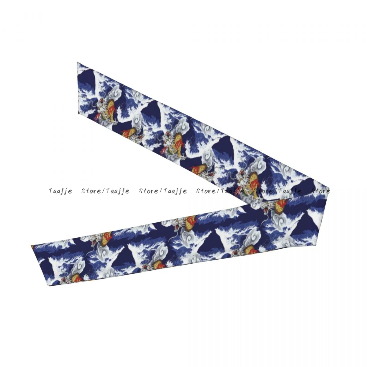 Tie Headbands Dragon And Wave Sports Head Band Athletic Sweatband Bandana Sweat Wicking
