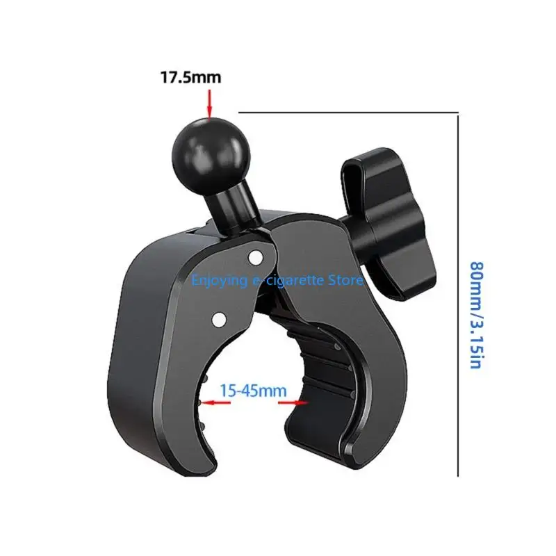 Telefon Halterung Einstellbare Halterung Universal für Die Meisten Handy Rotierenden Ständer Klemme Halter für 15-45mm Runde – Detail 6
