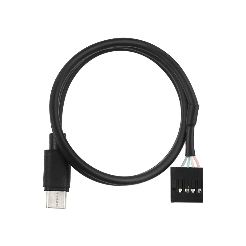 50CM USB Type C to 5Pin USB Cable for Computer Mainboard Applicable to 3.5-inch and 5-inch USB Type-C Secondary Screen