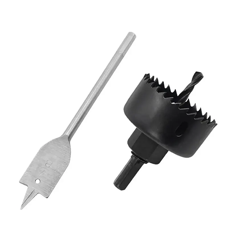 32-54mm Ceiling Drilling Tool 6PCS Bubble Shell Assembly Set 3PCS Hole Saw Gypsum Board Hole Opener