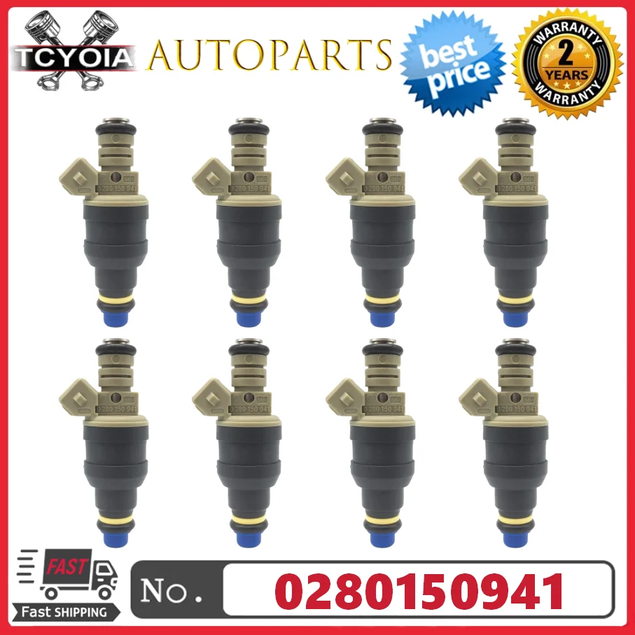 4/6/8pcs Fuel Injectors 0280150941 For Ford 4.9L 1.9L 3.8L 2.9L 3.0 4HOLE NOZZLE