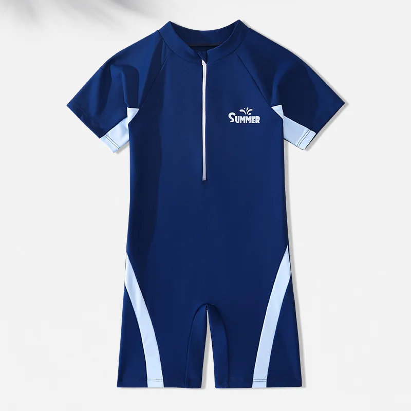 Kids One Piece UV Protection Professional Water Sport SwimWear For Children Surfing Beach Rash Guard Quick-Drying Bathing Suit - Image 2