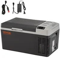 VEVOR 20L Portable Car Refrigerator Freezer Compressor Ice Box 21Qt Single Zone Mini Fridge Cooler for Car Home Outdoor Trval