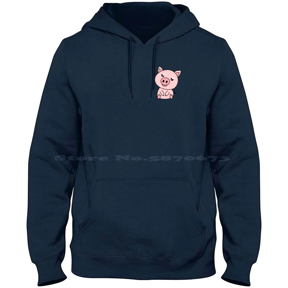 

Cute Little Piggy 100% Cotton Hoodie Cute Piggy Minipig Animals Piggies Mini Pigs Oink Mini Pig Love Pet Pig Pig Lover