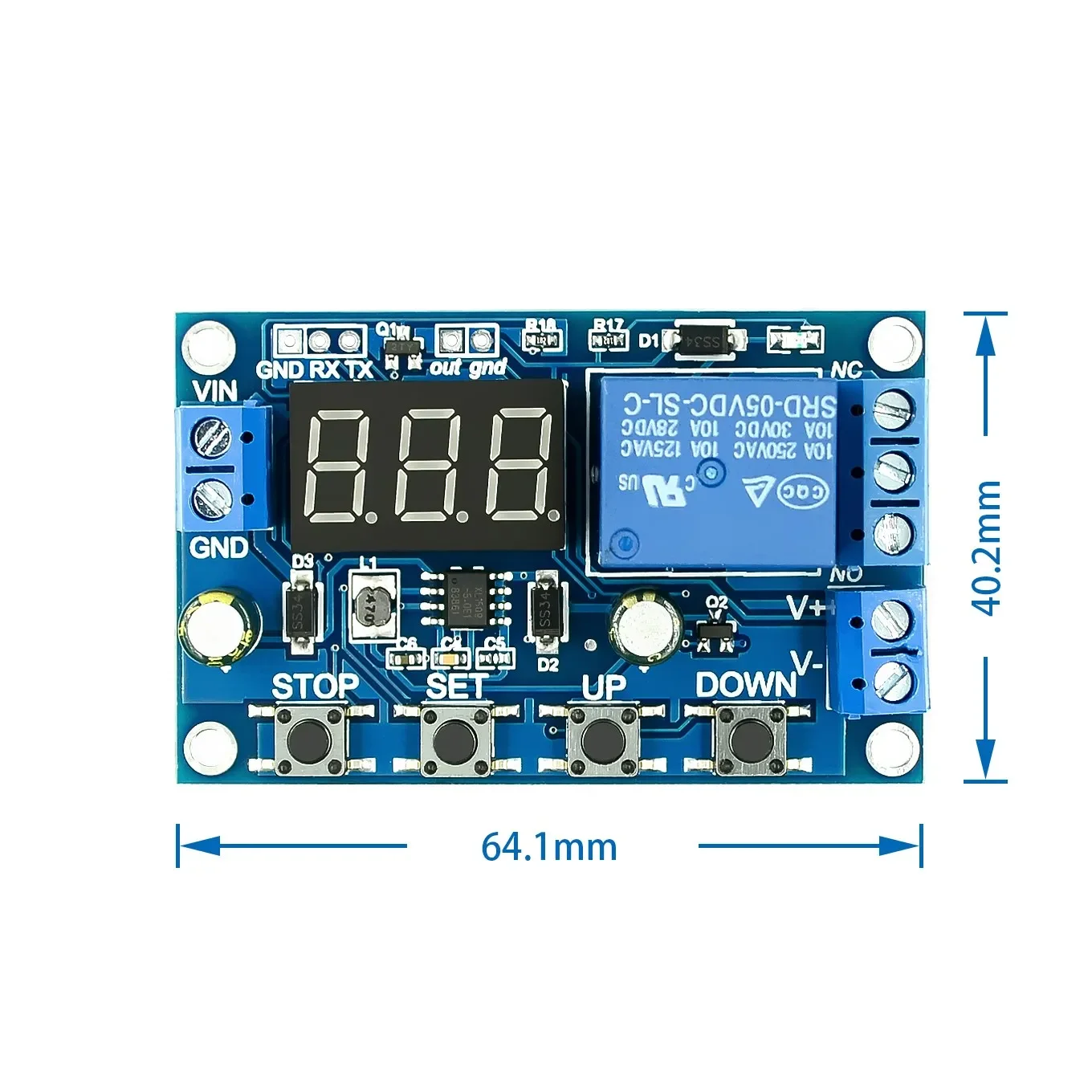 Battery Charge/Discharge Module Integrated Voltmeter Undervoltage/Overvoltage Protection Timing Charge/Discharge Communication