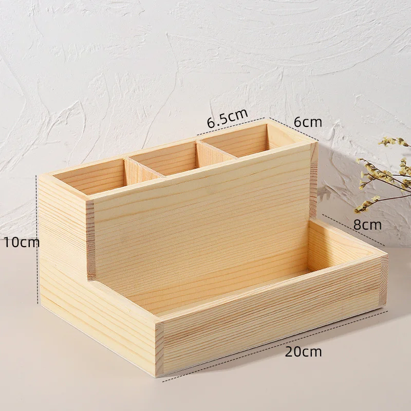 Wood Manicure Tools Display Empty Box Nail Drill Machine Bits Holder Saving Space for Nail Training DIY Nail Art Accessories