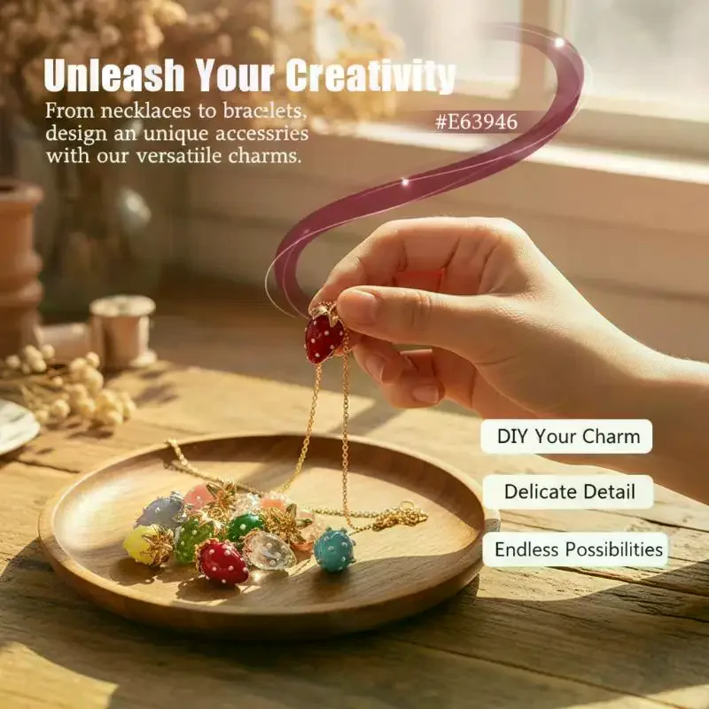 Colgante de fresa de resina 3D - 3D Printing Earrings reseña y precio