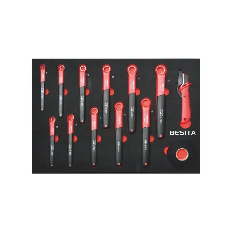 13-piece Insulated Two-color Torx Wrench Tool Holder Set Suitable For Electric Vehicle Maintenance