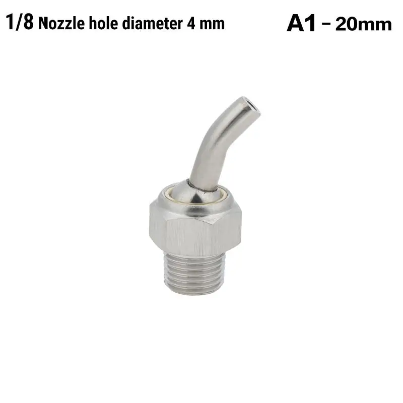 Universal Stainless Steel Coolant Hose Nozzles Fit Most CNC Lathes Toolholder Professional Machining Tooling