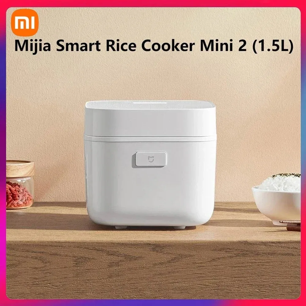 XIAOMI MIJIA Mini elektryczne urządzenie do gotowania ryżu 1.6L inteligentna automatyczna kuchenka do użytku domowego dla 1-2 osób Wifi podłącz do