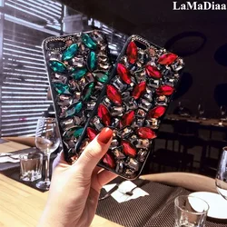Luxury Crystal Rhinestone Phone Case, Diamond Stones, Glitter Bling, Cover for iPhone 12, 13, 16, 14, 15 Pro Max