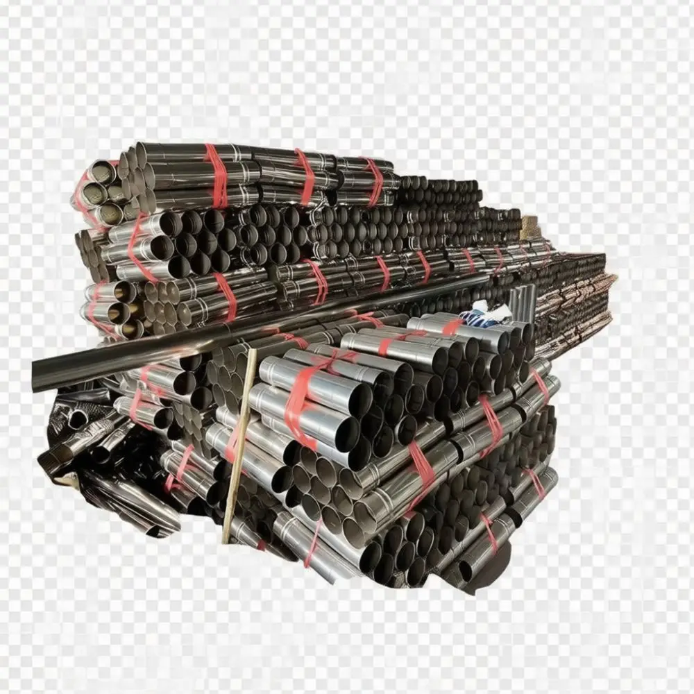 Stainless Steel Fireplace Exhaust Pipe Thickened Stove Flue Connector Seamless Venting Tube Durable Heating Duct