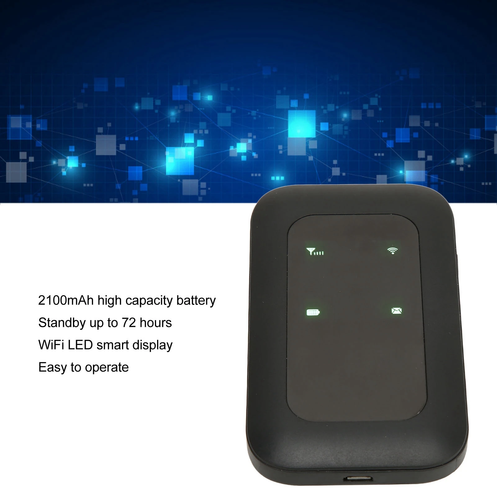 H806 4G Portable WiFi Multifunctional Card Inserted High Speed Mobile WiFi Hotspot for Car Outdoor Travel