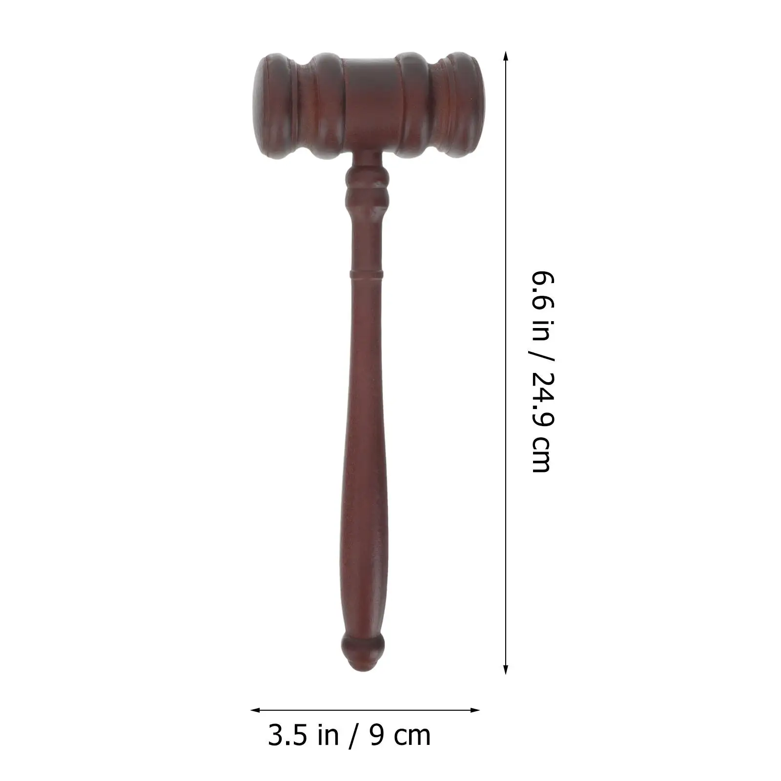 Judge Hammer Premium Material Toy Mini Wooden Plaything Palace Gavel for Hand-eye Coordination