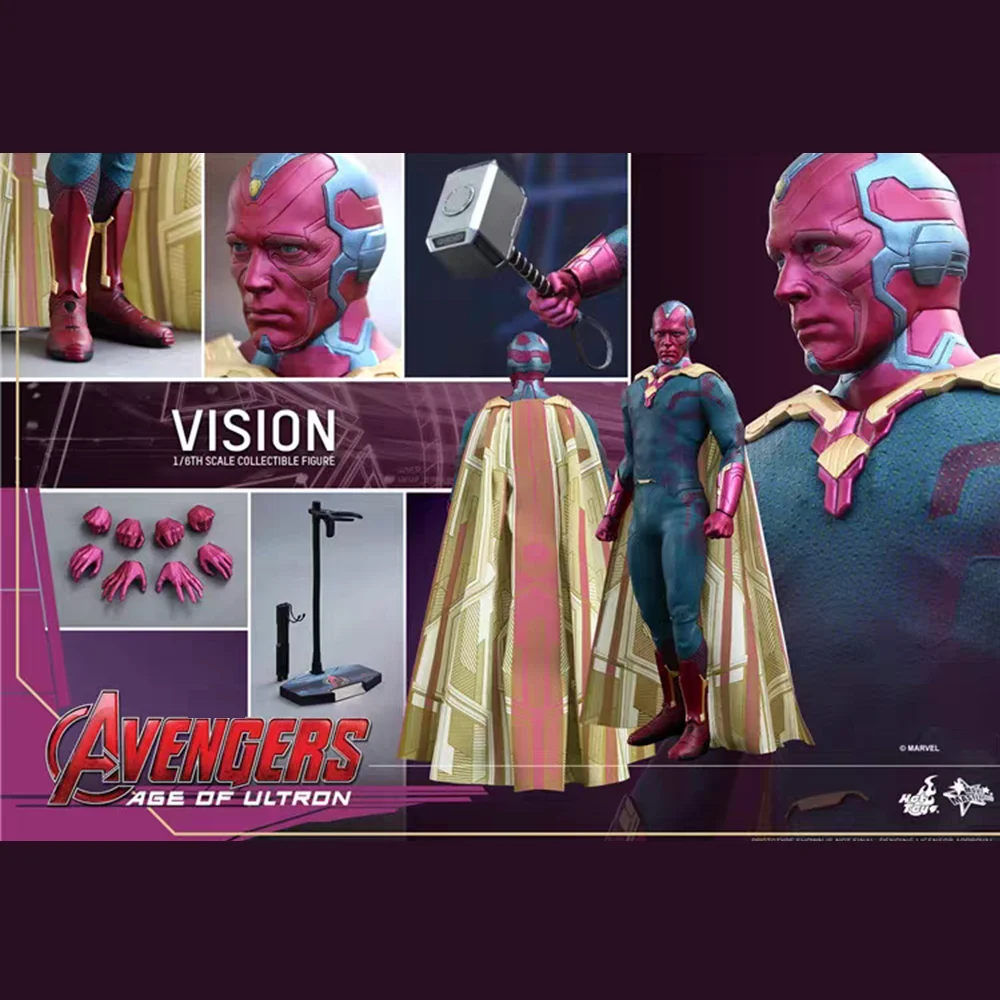 The Avengers Anime Figure Vision Action Figure Age Of Ultron Anime Figure Model Dolls Collection Rooms Decoration Desk Toys Gift