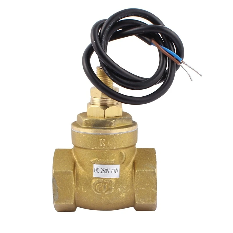 Brass Baffle Flow Sensor Switch Reed 5-40L/min 5-24V DC 0.3A N.O. for Water Line