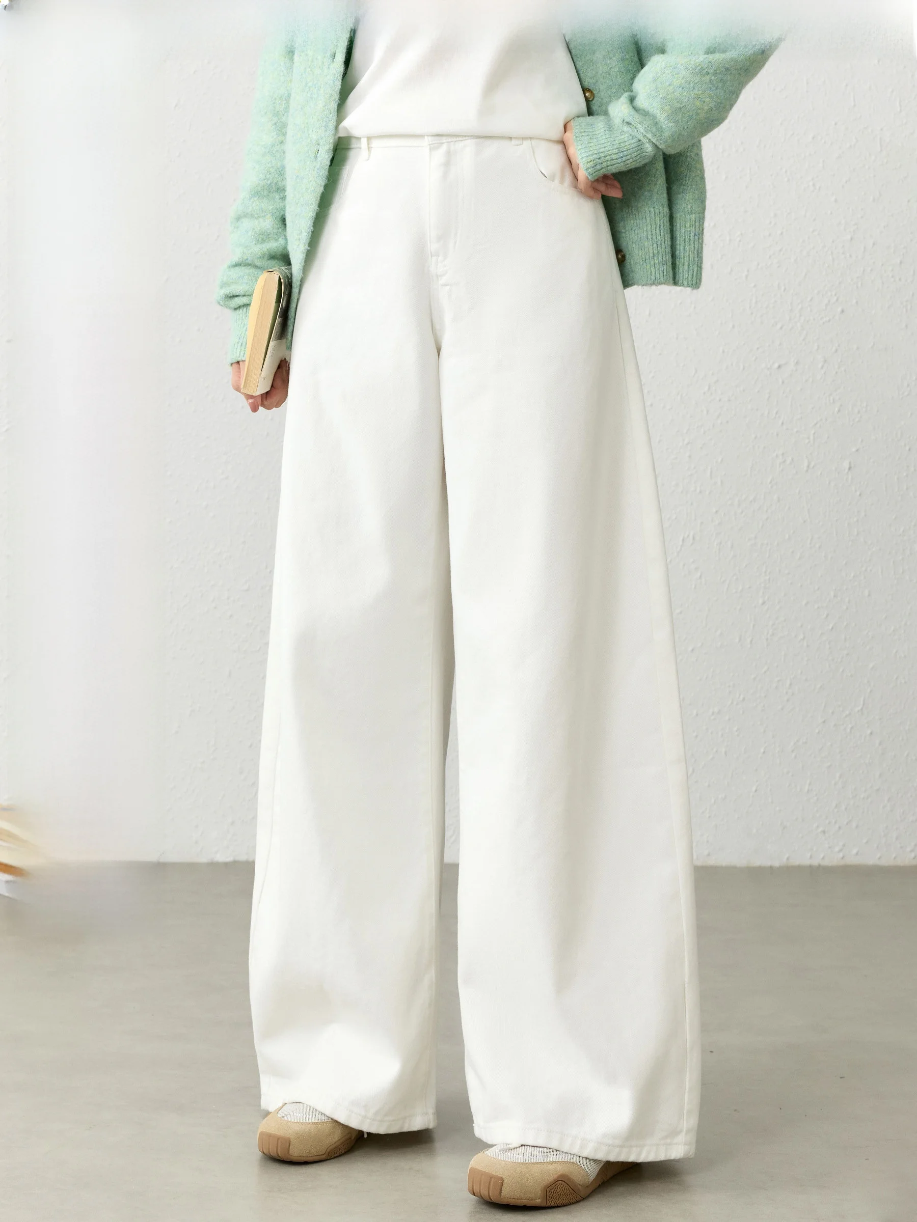 

Повседневные свободные джинсы-кюлоты больших размеров для женщин: модные хлопковые брюки прямого кроя, универсальные и удобные джинсы больших размеров