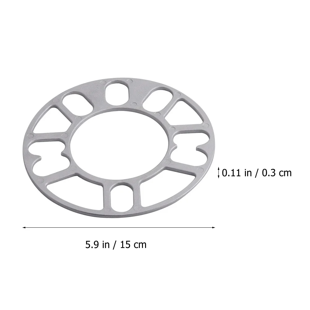 

2 Pcs Hub Spacer Wheel Accessories Vehicle Spacers Aluminum Alloy for Car Truck