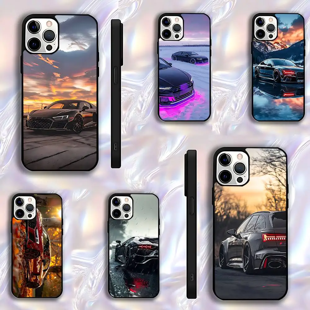 

C-Cool-A-Au-di Car Phone Case For iPhone 17,16,15,14,13,12,11,Pro,Max,Plus,E,Air,Mini Protective Black Cover