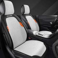 Car Seat Covers Full Set 5 Seater Universal Fit Most Auto Mats 2 Front Set Cushion Rear Pad Breathable All Seasons Ptotection