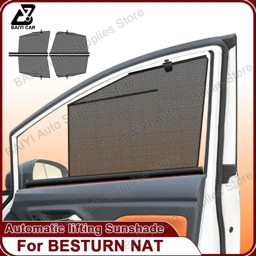 

Для автомобиля BESTURN NAT солнцезащитный козырек на боковое окно, автоматический подъемный и выдвижной солнцезащитный козырек, защитные детали для солнцезащитного крема для путешествий на открытом воздухе