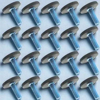 20 pcs Table Adjustable Furniture Levelers Threaded Chair Levelers Iron Sturdy Floor Protector For Tables Chairs Sofas Cupboards